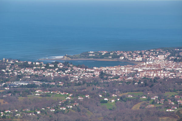 St Jean de Luz depuis les flancs de Mandale