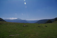 Le Col d_Oraat, au loin, le Pic d_Orhy