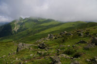 Sous le Soum de Grum en descendant vers le col d'Aubisque