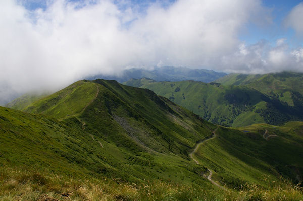 Le Col de Noulate et la crte d_Andreyt