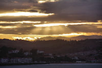 Coucher de soleil sur St Jean de Luz