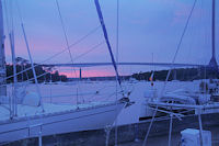 Coucher de soleil sur le Pont de Cornouaille