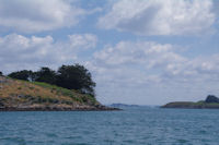 La Pointe de Nioul de l'Ile aux Moines dans le Golfe du Morbihan