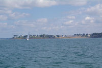 Toulassais, on appercoit le phare de Port Navalo