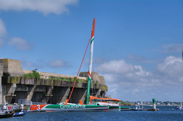 Le trimaran Groupama