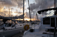 Au port du Kernvel au petit matin