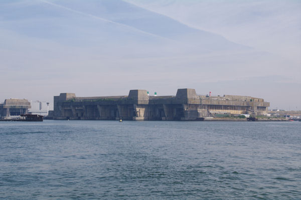 L_ancienne base de sous marin sur la Pointe de Keroman  Lorient