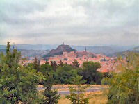 Vue sur Le Puy en Velay