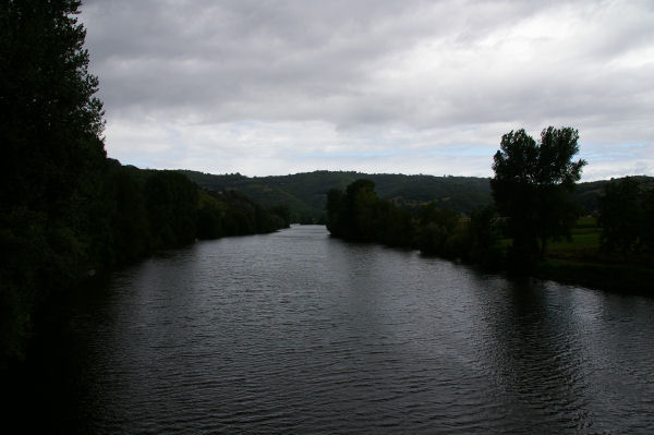 Le Lot depuis le pont de Livinhac le Haut