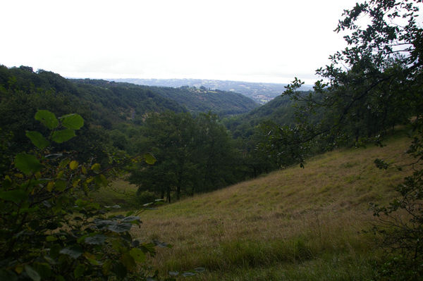 La valle de Lunan entre La Pierre Leve et Les Ternes