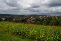 En arrivant sur Figeac