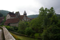 Espagnac depuis le pont sur le Cl