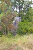 Un menhir en dessous du Pech Merle