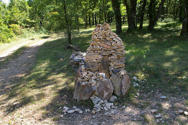 A Gateau sans le Bois de Lagarrigue sur le GR65