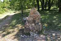 A Gateau sans le Bois de Lagarrigue sur le GR65