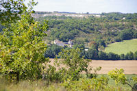 Belcastel depuis le GR65