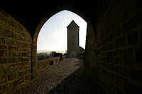 L'enchainement des arches du Pont Valentr  Cahors