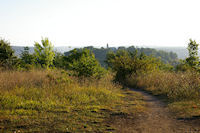 Montlauzun au petit matin depuis le GR65