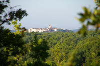 Lauzerte en vue depuis Cambourette