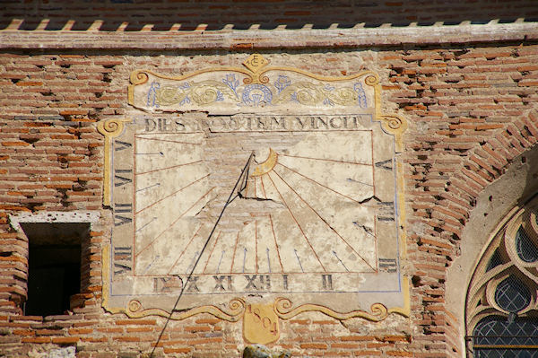 L'horloge solaire de l'Abbatiale St Pierre de Moissac