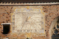 L'horloge solaire de l'Abbatiale St Pierre de Moissac