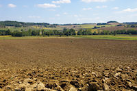 La Plaine depuis le GR65 vers St Antoine sur l'Arrats