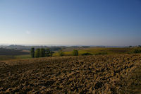 Paysage Gersois vers la vallee de Montret