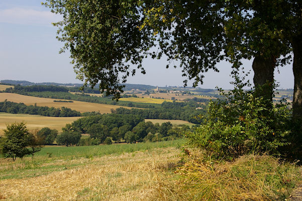 Paysage gersois au dessus de Caubou