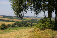 Paysage gersois au dessus de Cauboue