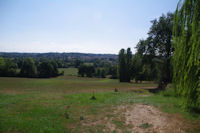 Les faubourgs de Nogaro sont en vue depuis Pouy de Bouit