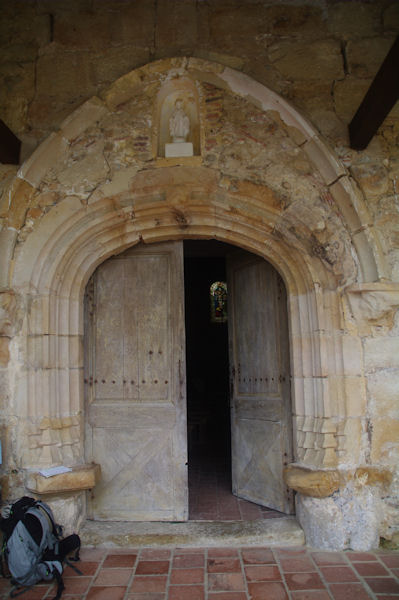 La porte de l_glise de Lanne - Soubiran