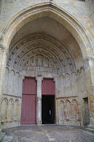 Le typan de l_glise Sainte-Quitterie  Aire sur l_Adour