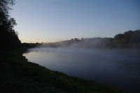 Un petit lac sur l'Arriou pres d'Arzacq Arraziguet