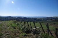 Les Pyrenees depuis au dessus de Linchibiague