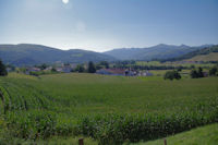 Le vallon de la Bidouze depuis Chahara