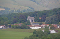 Lacarre et le chateau d'Harispe