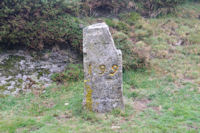 Borne frontiere 199 au Col de Bentarte