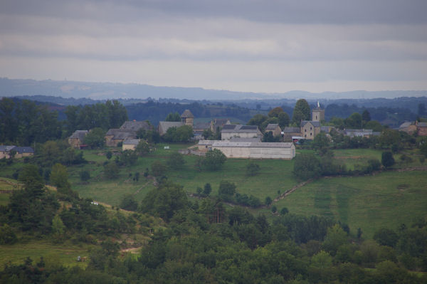 Vue de Foncayrade depuis Les Glassires