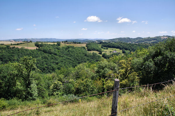 Le vallon du Riou Viou depuis Nespoulires