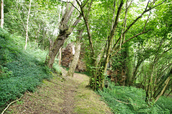 Des ruines vers La Bugne
