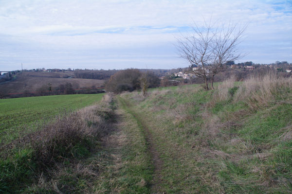 Le chemin vers La Bordette