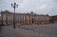 Place du Capitole, lendemain de fte