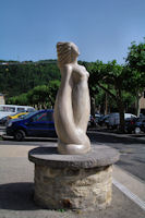 Staue Place de la Liberte a Villefranche de Rouergue