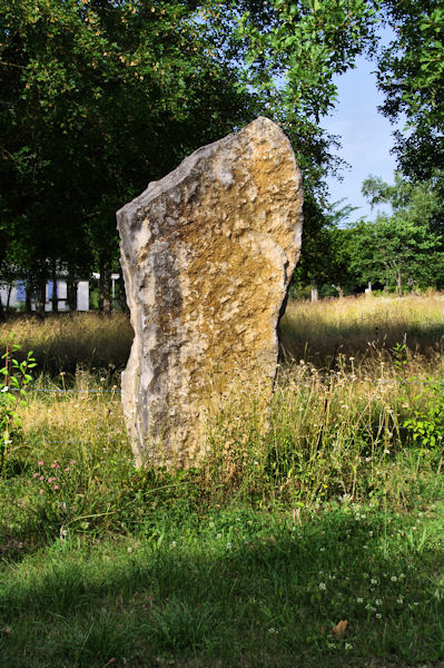 Un menhir sur Le Chemin du Pech