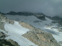 Vue sur le glacier de la Maladeta