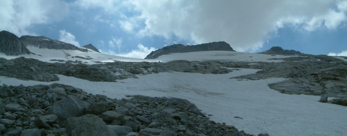 Le glacier de l'Aneto