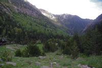 Le vallon de Grist depuis la Pleta de Riberes