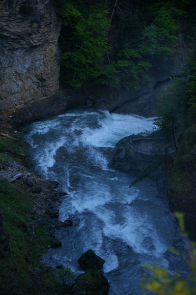 Le haut de la cascade del Estrecho