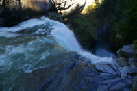 Le haut de la cascade del Estrecho