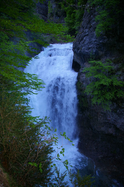 La cascade de la Cueva